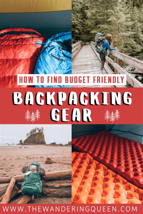 The Best Budget Backpacking Gear - The Wandering Queen