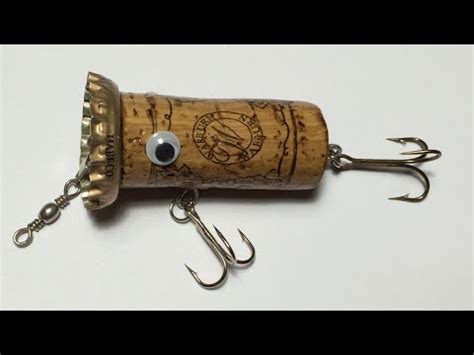 How To Make Topwater Lure From Wine Cork(4)DIY Fishing Hacks - Cách Làm ...