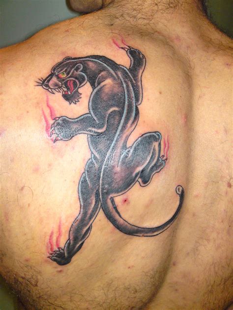 crawling panther tattoo by gorillaki on DeviantArt