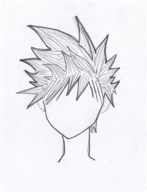 How To Draw Anime Hair Male Easy : Job Anpassen Süßer Geschmack Stifte Für Anime Zeichnen Akut ...