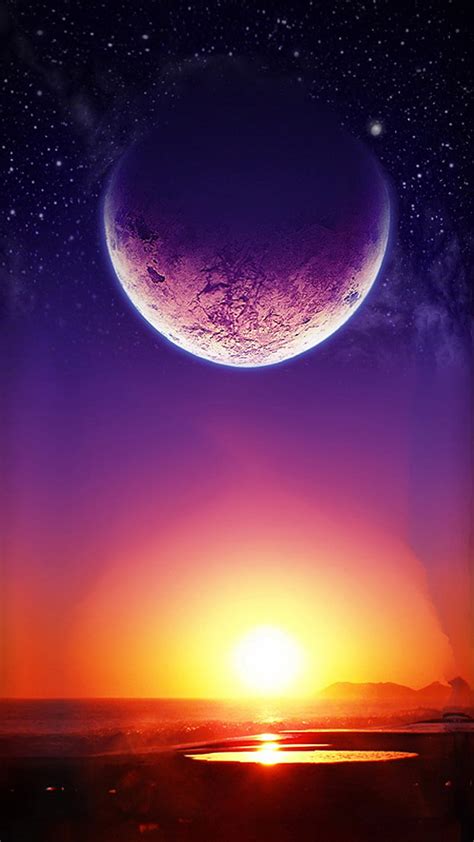 Top 61+ sun moon wallpaper - in.cdgdbentre