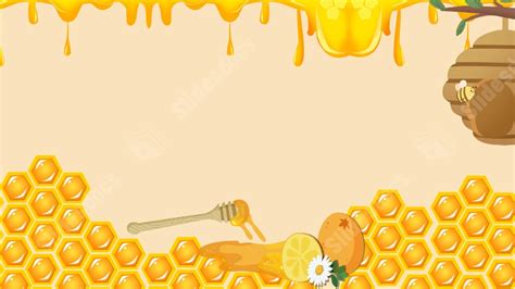 Yellow Health Bee Wild Honey Powerpoint Background For Free Download - Slidesdocs