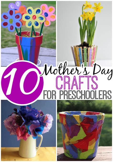 10 Mother's Day Crafts for Preschoolers - From ABCs to ACTs