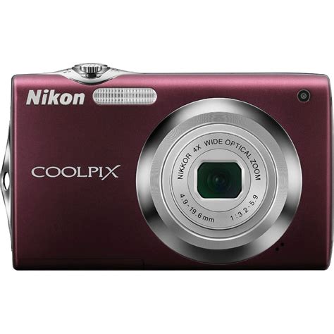 Nikon Nikon CoolPix S3000 Digital Camera (Plum) 26211 B&H Photo