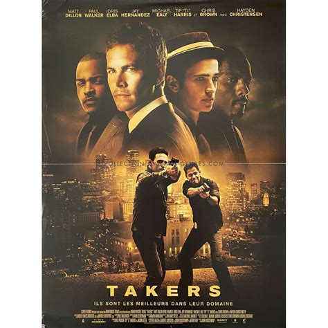 TAKERS French Movie Poster - 15x21 in. - 2010