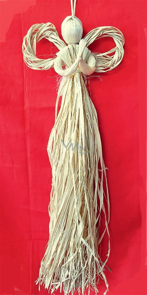 Shaggy angel with gold threads for hanging 60 cm - VMD parfumerie ...