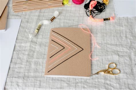 DIY Embroidered Notebooks - Dear Handmade Life