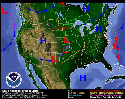 Weather Map Symbols Fronts