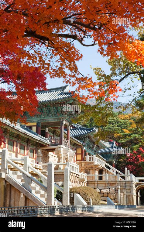 South Korea, Gyeongju, Bulguksa Temple Stock Photo - Alamy