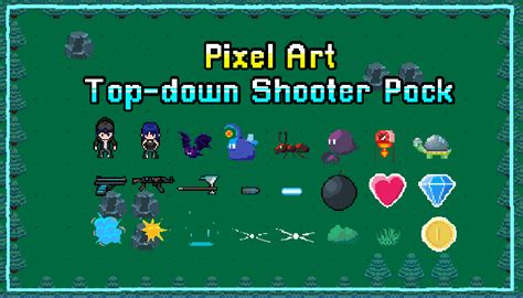 Pixel Art Top-Down Shooter | GameDev Market