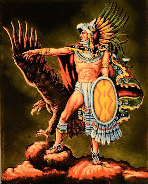 Velvet Painting - Aztec God - Southwest Arts and Design