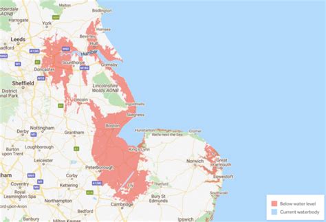 Staggering flood map exposes areas that may be underwater by 2030 | UK | News | Express.co.uk