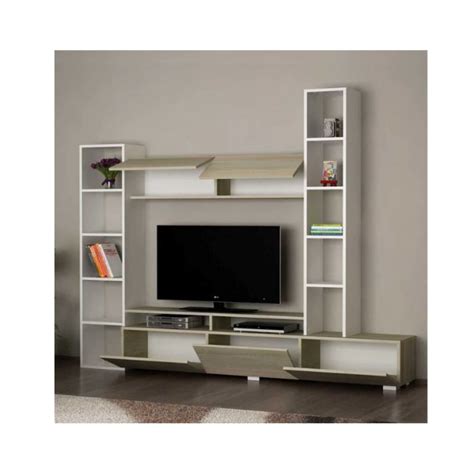 Modern TV Table with Decorative Shelf 212X37 cm - Multiple colors - Woplek