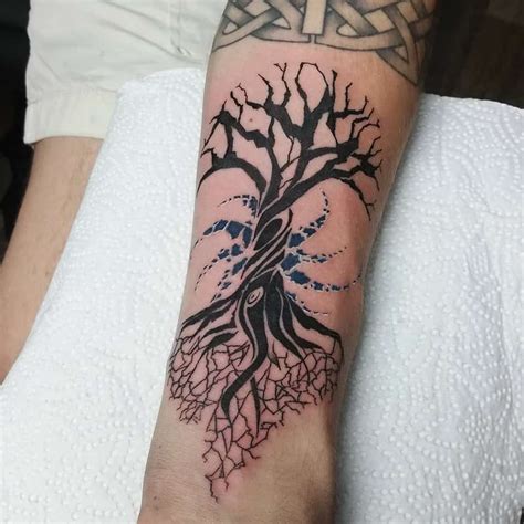 Top 50 Best Yggdrasil Tattoo Ideas [2021 Inspiration Guide] - Norse Mythology Tattoo Designs