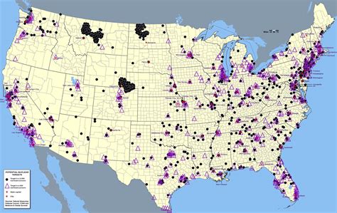 Nuclear Missile Silo Locations Map