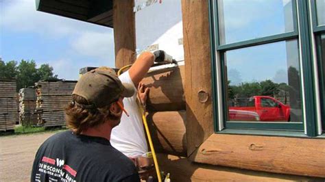 Our concrete log siding installation process | NextGen Logs