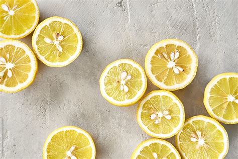 "Fresh Cut Organic Lemons" by Stocksy Contributor "SKC" - Stocksy