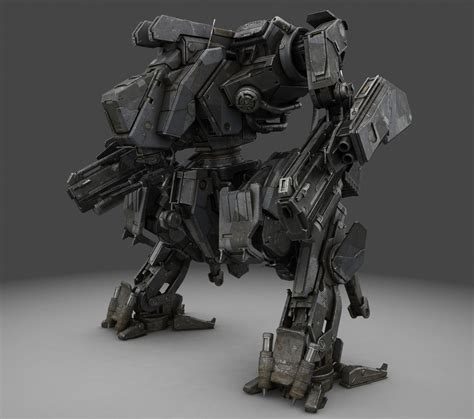 mech robot obj