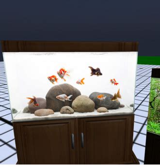 Second Life Marketplace - Goldfish aquarium