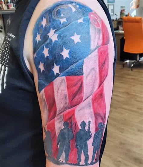 77 American Flag Tattoo Ideas To Show Your Patriotism