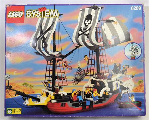 LEGO: A vintage Lego System Pirate ship Red Beard Runner 6289, within ...