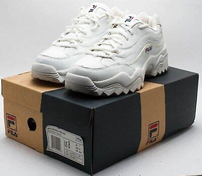 Fila Vintage 1990s Variable Peb Lea shoes 11X345LT-150 White sz. 7.5 | eBay