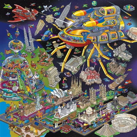 Jigsaw Puzzle 500 Pieces Premium Edition "Space World" by Wuundentoy - Walmart.com - Walmart.com