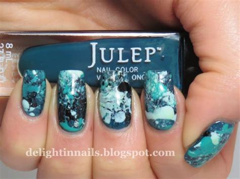 18 Creative and Unique Teal Nail Art Ideas