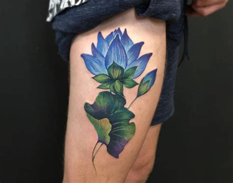 Egyptian Blue Lotus Flower Tattoo | Best Flower Site