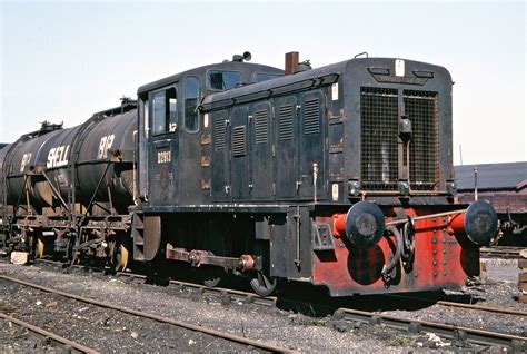 330HP Diesel Hydraulic Shunter D2913 on Rugby Shed on 29th March 1965. Built at the North ...