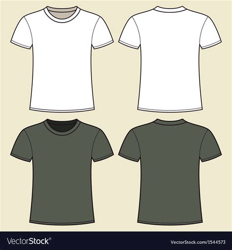 Gray and white t-shirt design template Royalty Free Vector