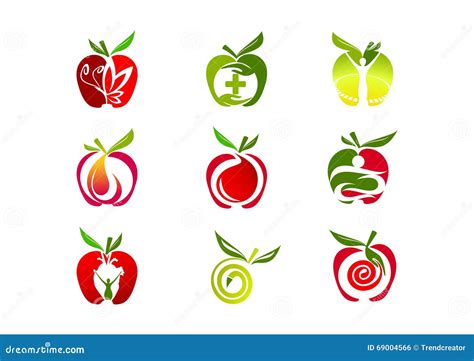 Apple logo design stock vector. Illustration of body - 69004566