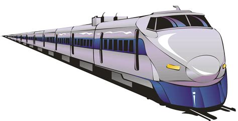 Train Train Vector High Speed Rail Png Transparent Clipart Image And ...