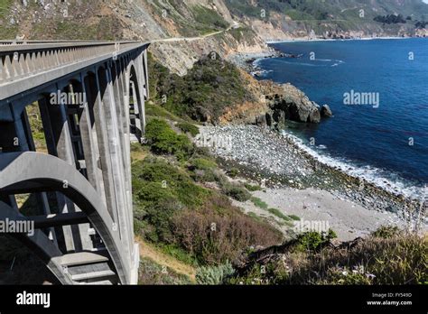 big sur bridge Stock Photo - Alamy