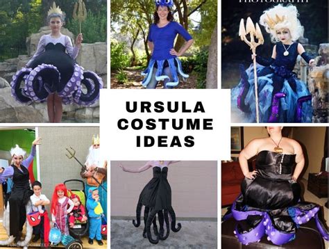 DIY Ursula Costume Ideas - How To Make Ursula Costume The Easy Way ⋆ Hello Sewing