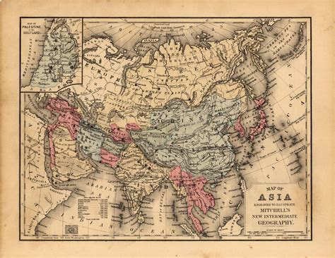 Map of Asia - Art Source International