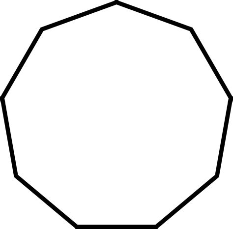 9-sided Polygon | ClipArt ETC