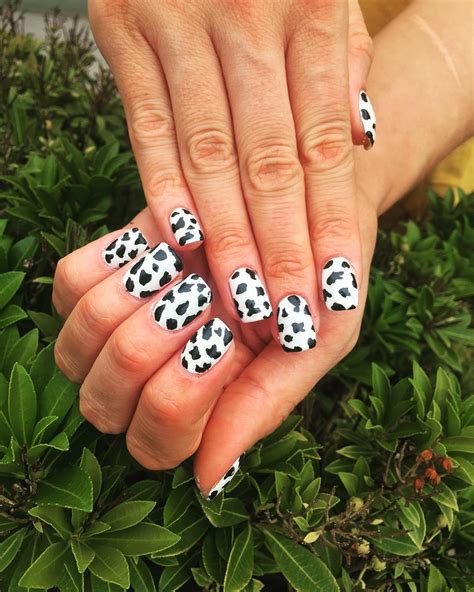 Cow Print Nails | Trending Animal Print of 2019