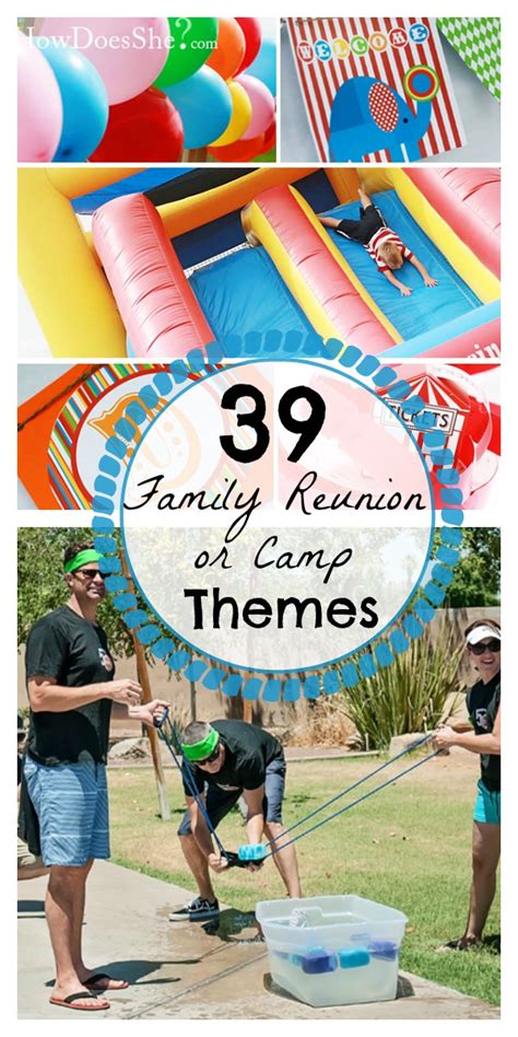 39 Family Reunion Themes or Camp Theme Ideas | How Does She