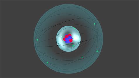 Free Oxygen Atom 3d Model