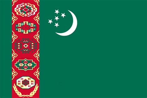 Free picture: flag, Turkmenistan