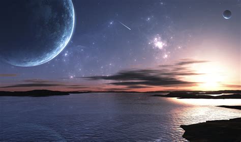 Online crop | calm sea, space HD wallpaper | Wallpaper Flare