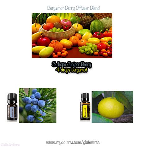 Radiant Health with Essential Oils!: Bergamot Berry Diffuser Blend