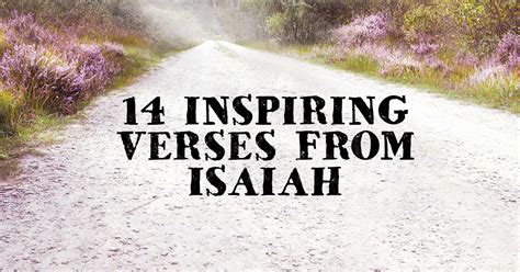 14 Inspiring Verses from Isaiah | ChristianQuotes.info