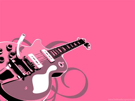 Pink Guitar Backgrounds Wallpapers Zone Desktop Background