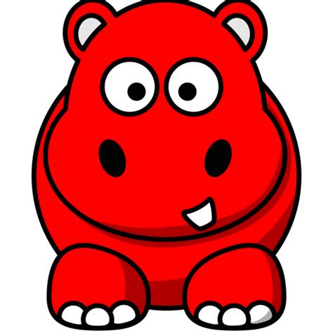 Red Hippo PNG, SVG Clip art for Web - Download Clip Art, PNG Icon Arts