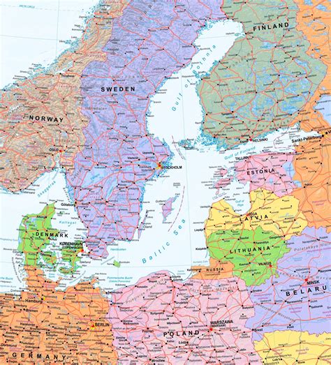 Map Of Baltic Countries – Map Of The World