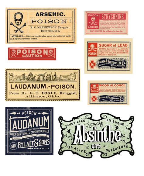 Printable Poison Label | printable label templates