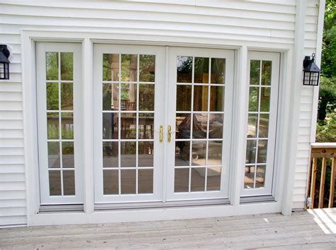 Patio doors with side lights – Builders Villa