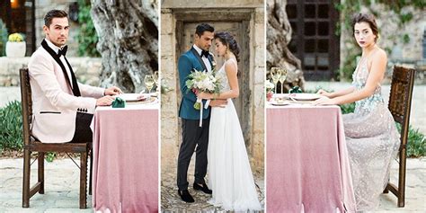 Soft Pink And Emerald Green Winter Wedding Ideas in Greece